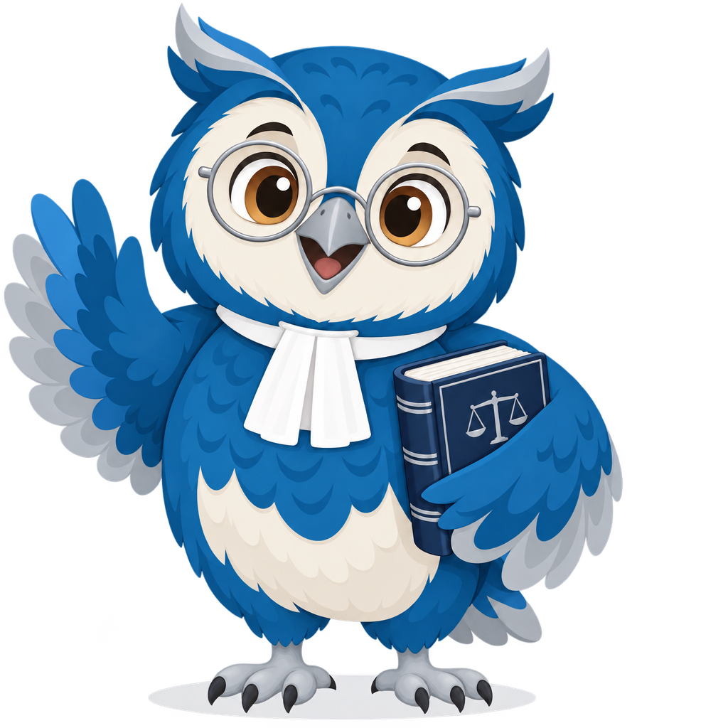 AC the owl waving hello